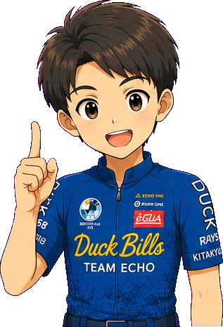ポイントを案内するこうだいくん
